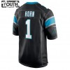 Camiseta Niño Carolina Panthers Jaycee Horn 1 Nike Negro 2021 NFL Draft
